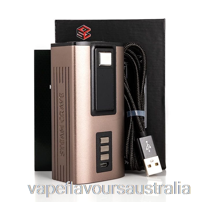 Vape Nicotine Australia Steam Crave HADRON 220W Premium Combo Kit Gunmetal